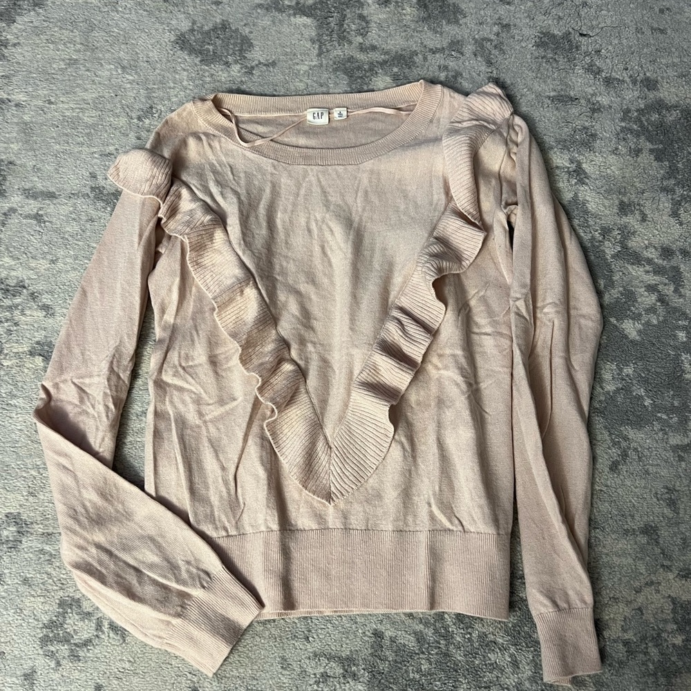 Gap ruffle sweater